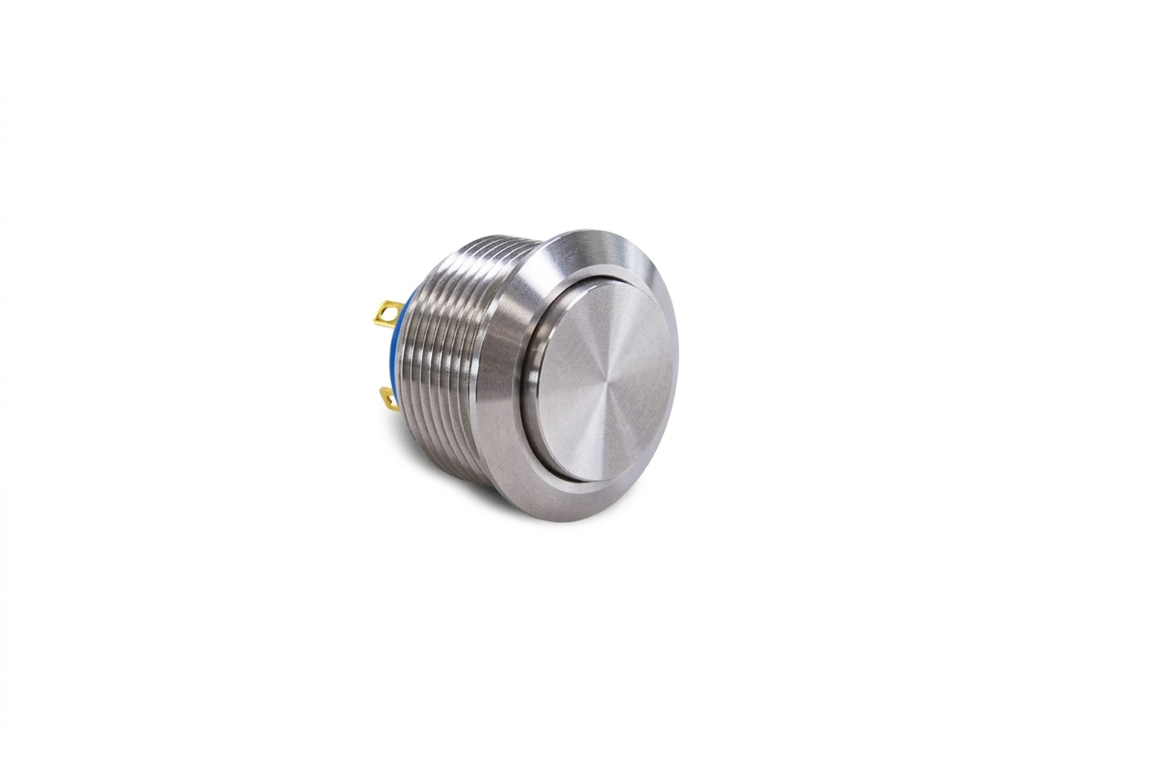 CM22 19mm Edelstahl Taster Hervorstehend