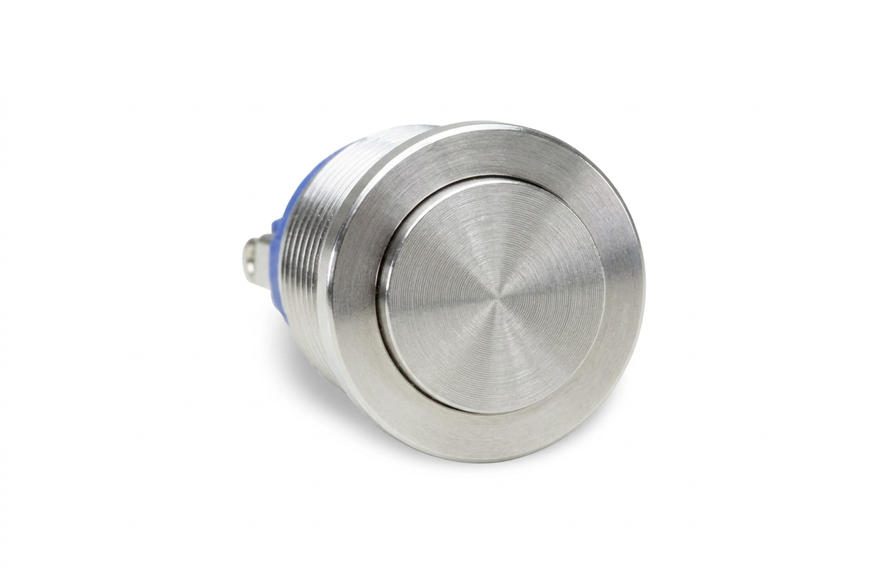 CM21 19mm Edelstahl Taster Hervorstehend