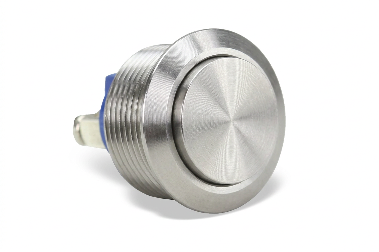 CM22 19mm Edelstahl Taster Hervorstehend