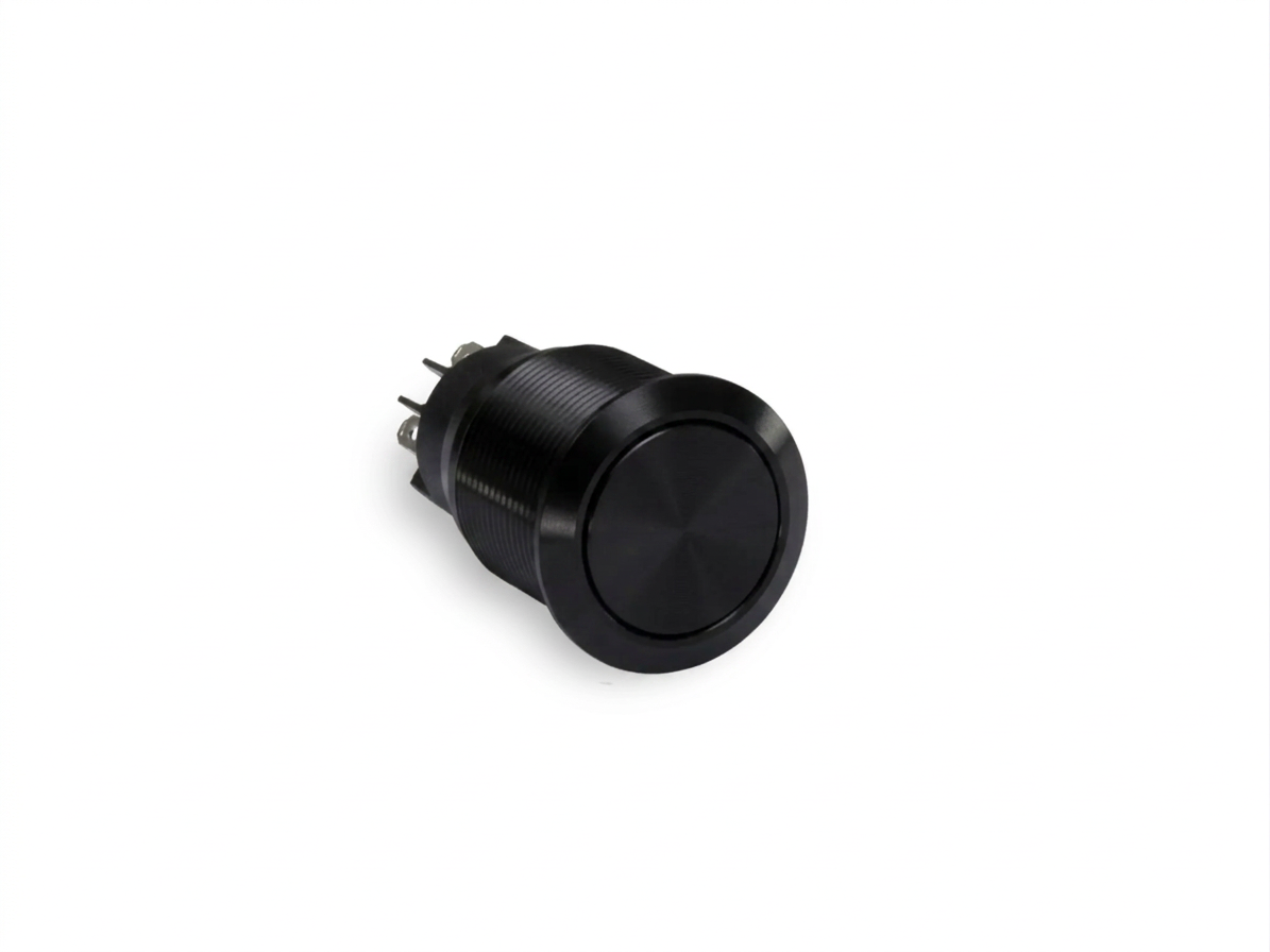 CM35 22mm Aluminium Taster Flach
