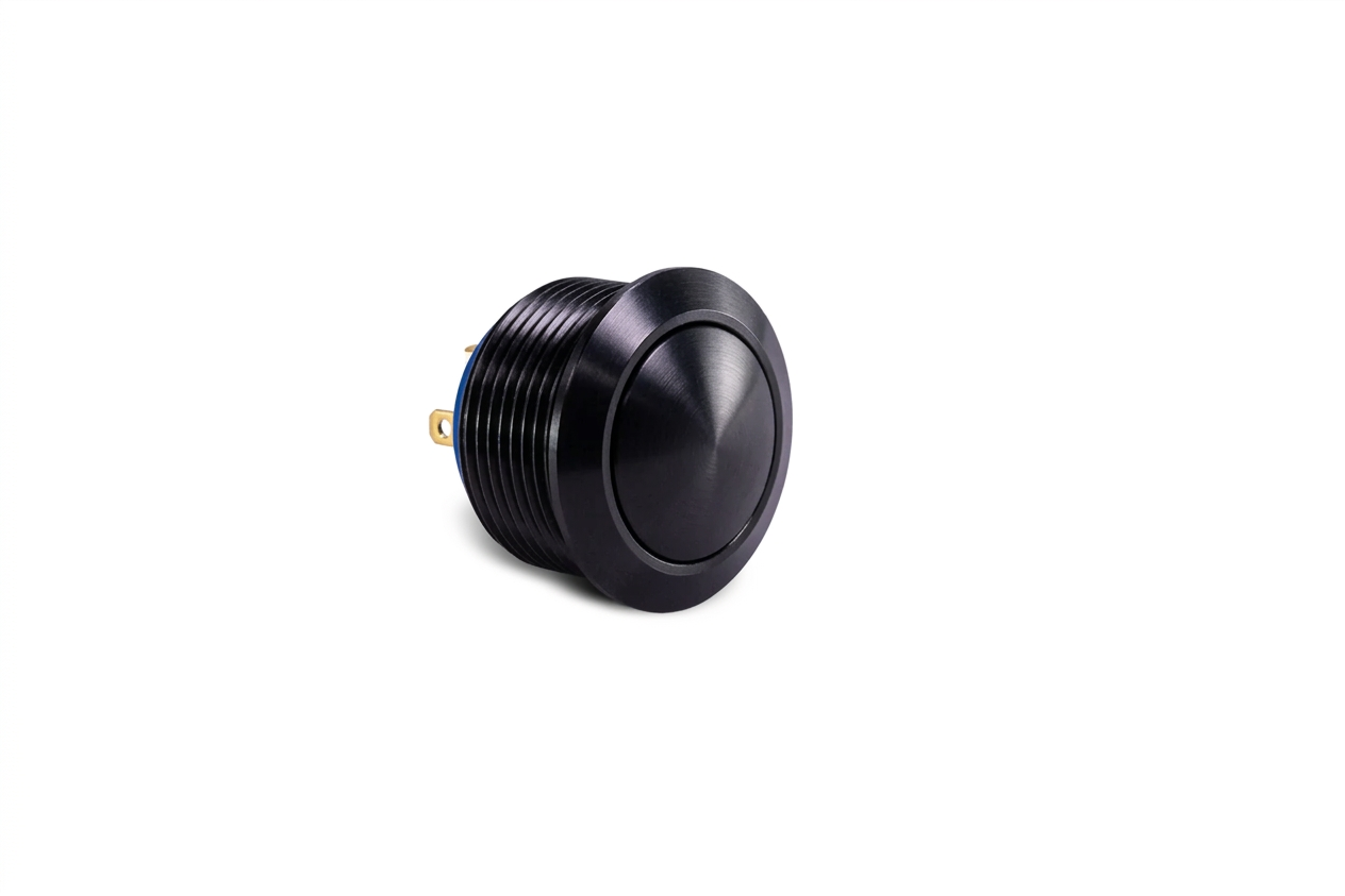 CM22 19mm Aluminium Taster Gewölbt