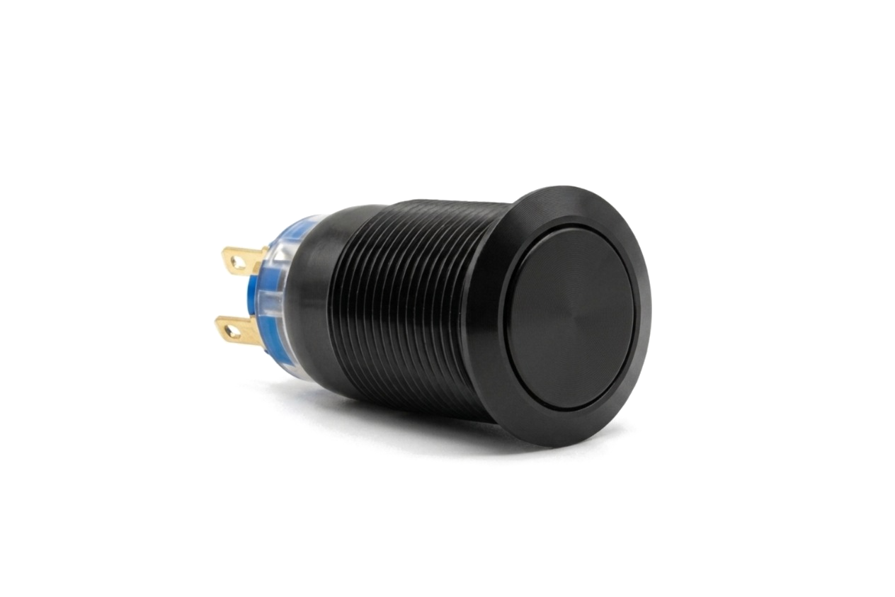 CM19 19mm Aluminium Schalter (rastend) Flach