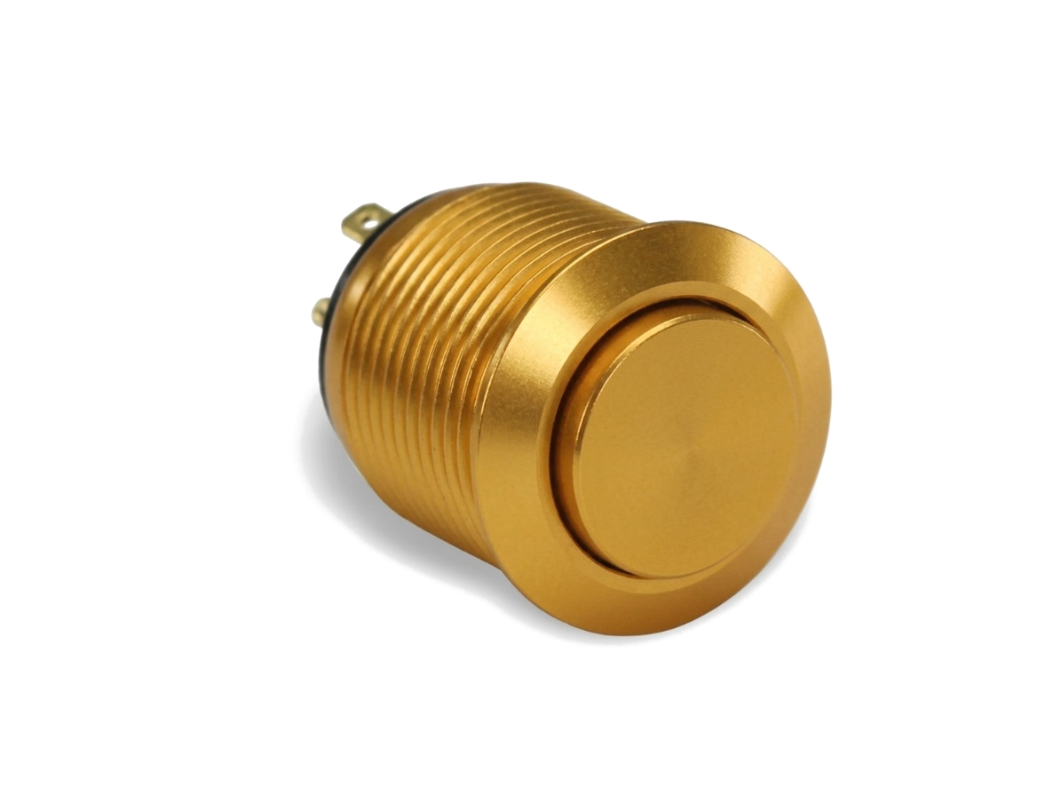 CM10 16mm Aluminium Taster Hervorstehend