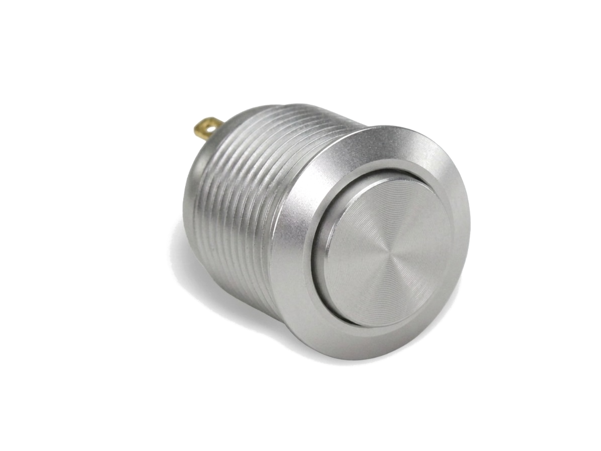 CM10 16mm Aluminium Taster Hervorstehend
