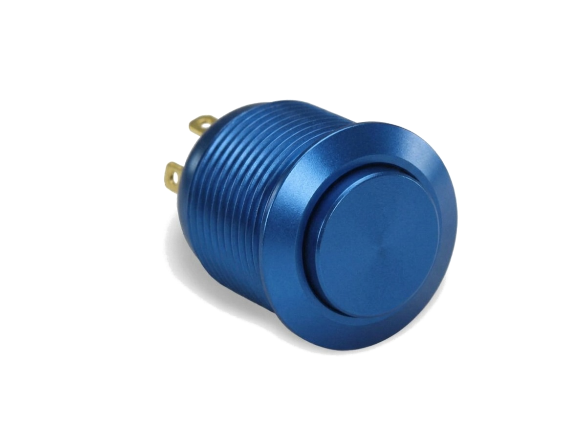 CM10 16mm Aluminium Taster Hervorstehend