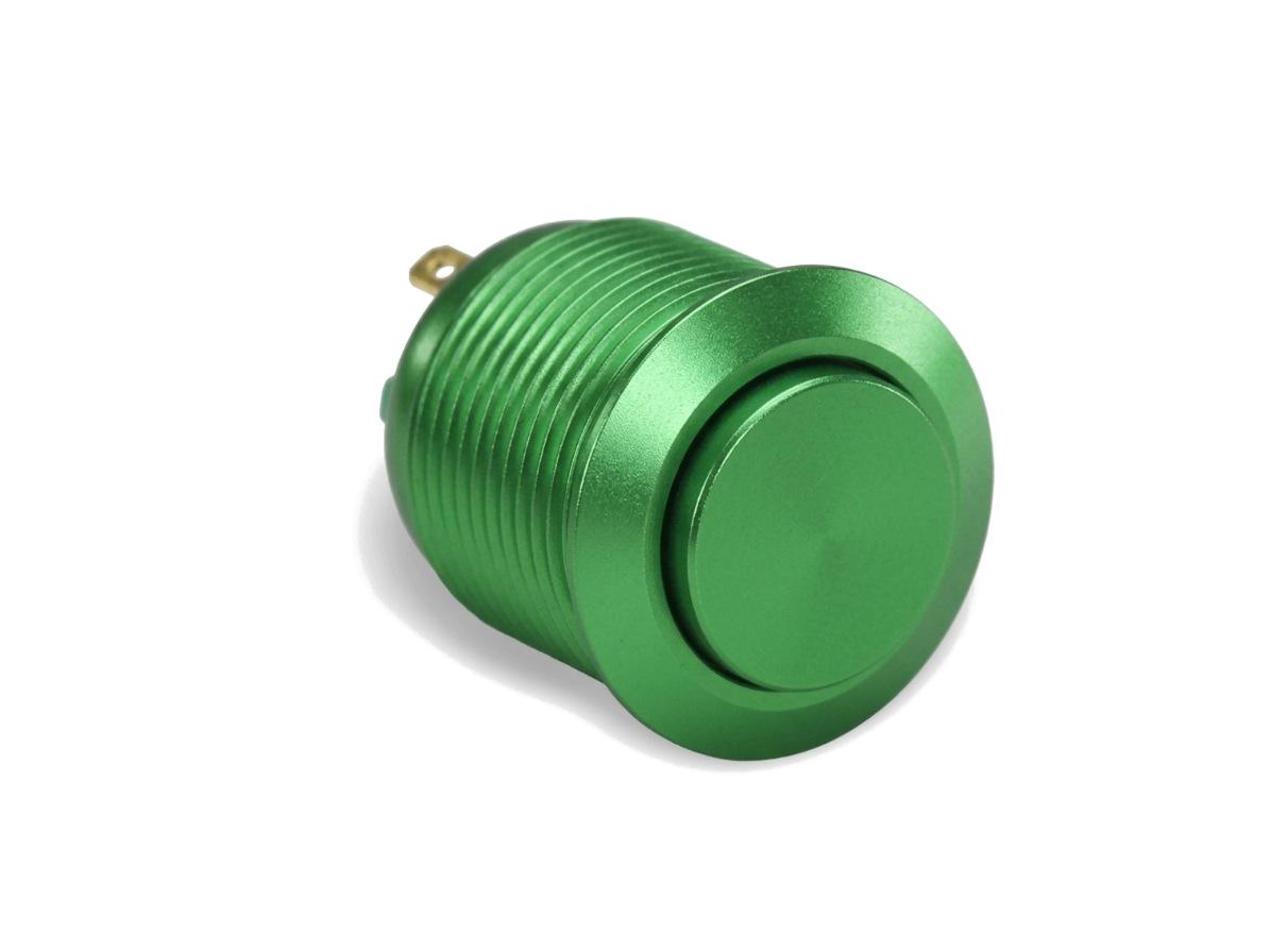 CM10 16mm Aluminium Taster Hervorstehend