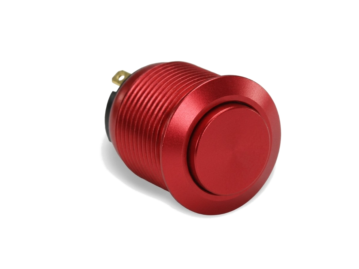 CM10 16mm Aluminium Taster Hervorstehend