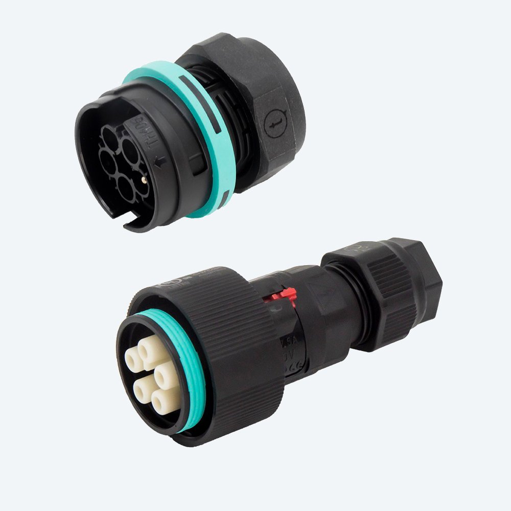 TH406 Set Stecker und Kupplung 5 polig