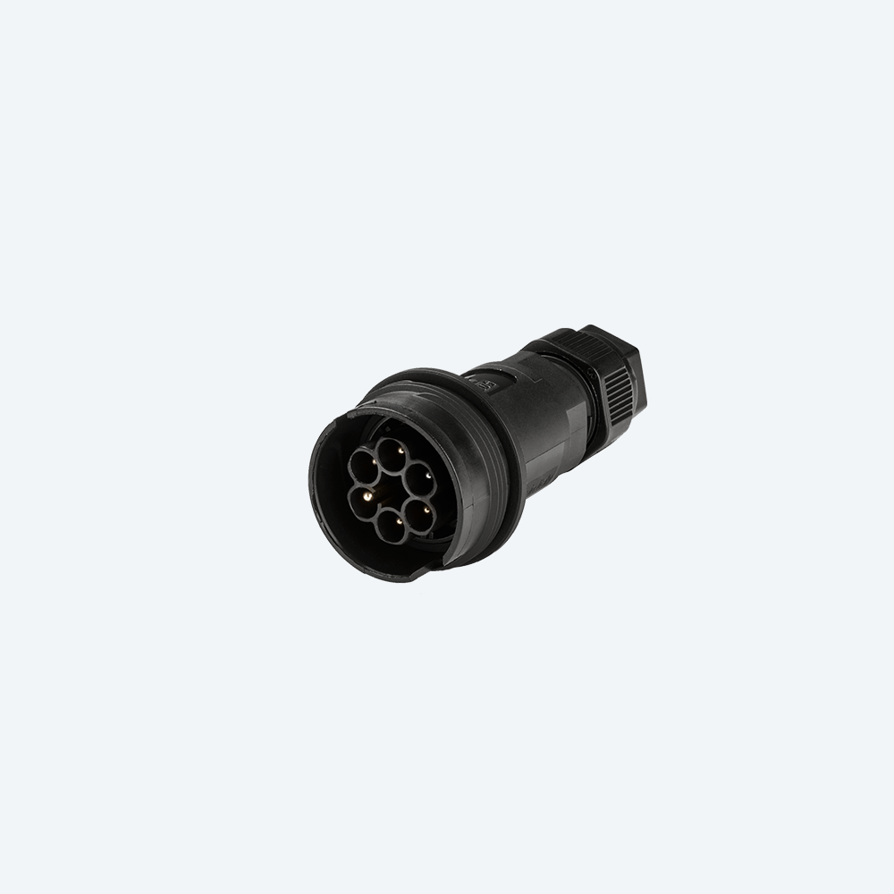 TH408 Kabelstecker männlich 6 polig