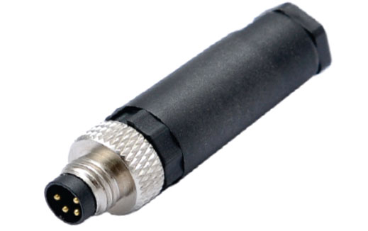 M8 Rundsteckverbinder - Stecker (männlich) montierbar Kabel Kunststoff mit Schraubanschluss