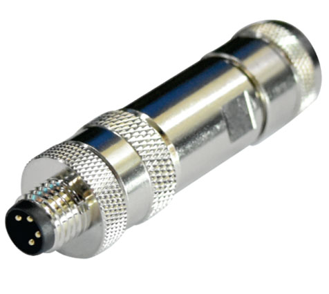 M8 Rundsteckverbinder - Stecker (männlich) montierbar Kabel mit Schraubanschluss