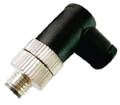 M8 Rundsteckverbinder - Stecker (männlich) montierbar Kabel 90° mit Schraubanschluss